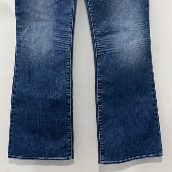 Silver Jeans Womens Aiko Bootcut Denim Jeans Low Rise Embroidered Sz W28/L31 - Picture 6 of 12